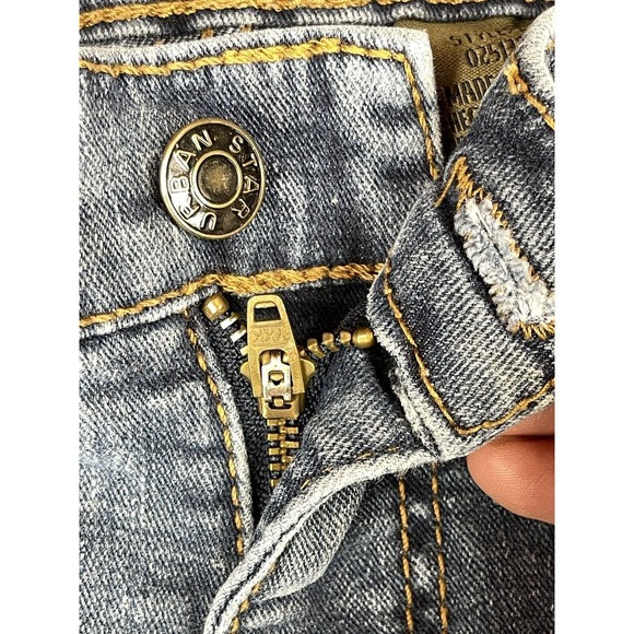 Urban Star Straight Jeans Men's 40x30 Blue 5-Pocket Dark Wash Cotton Blend - Picture 7 of 10